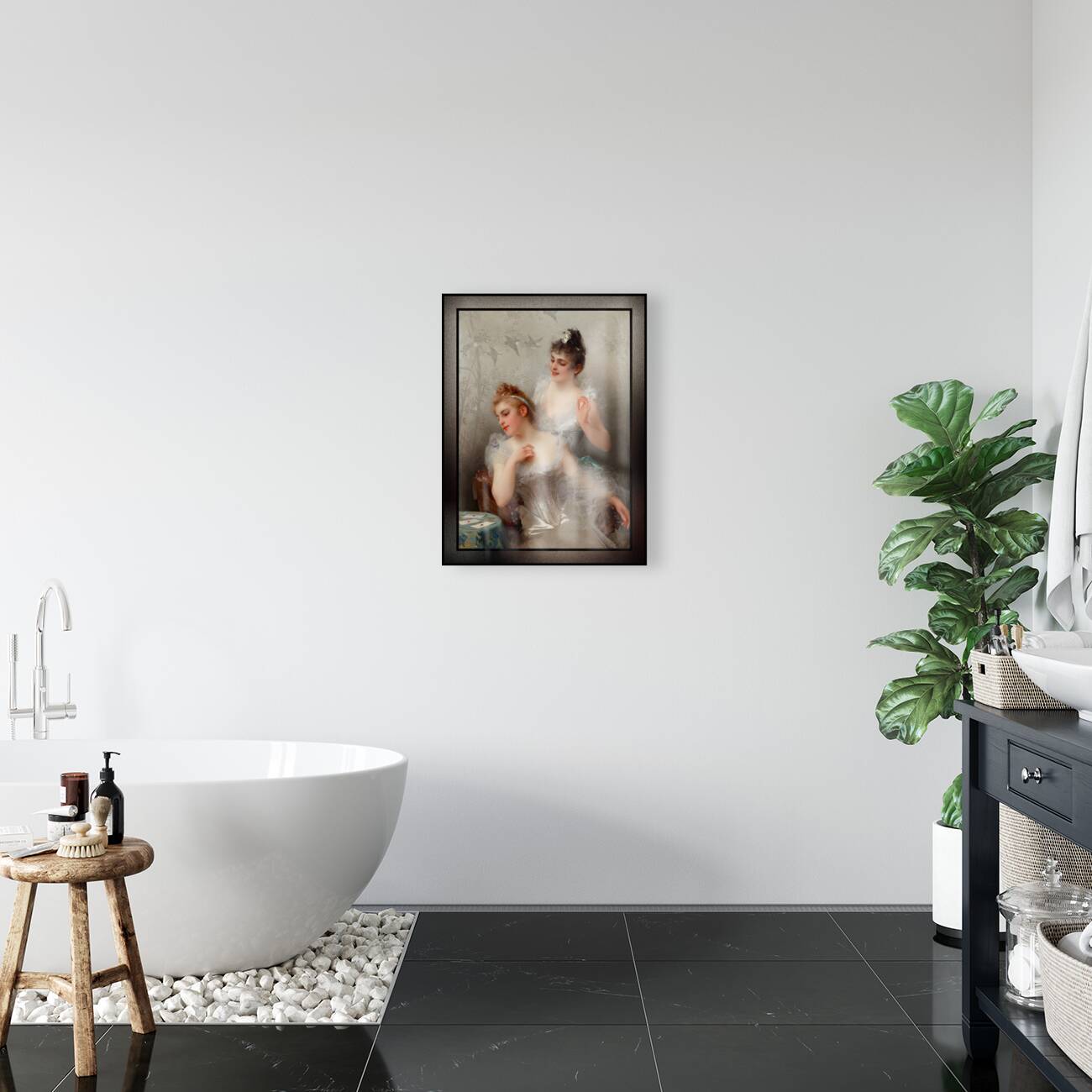 The Three Aces by Vittorio Matteo Corcos Classical Art Reproduction Reproduction