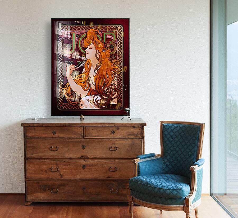 JOB by Alphonse Mucha Art Nouveau Old Masters Vintage Art Reproduction Reproduction