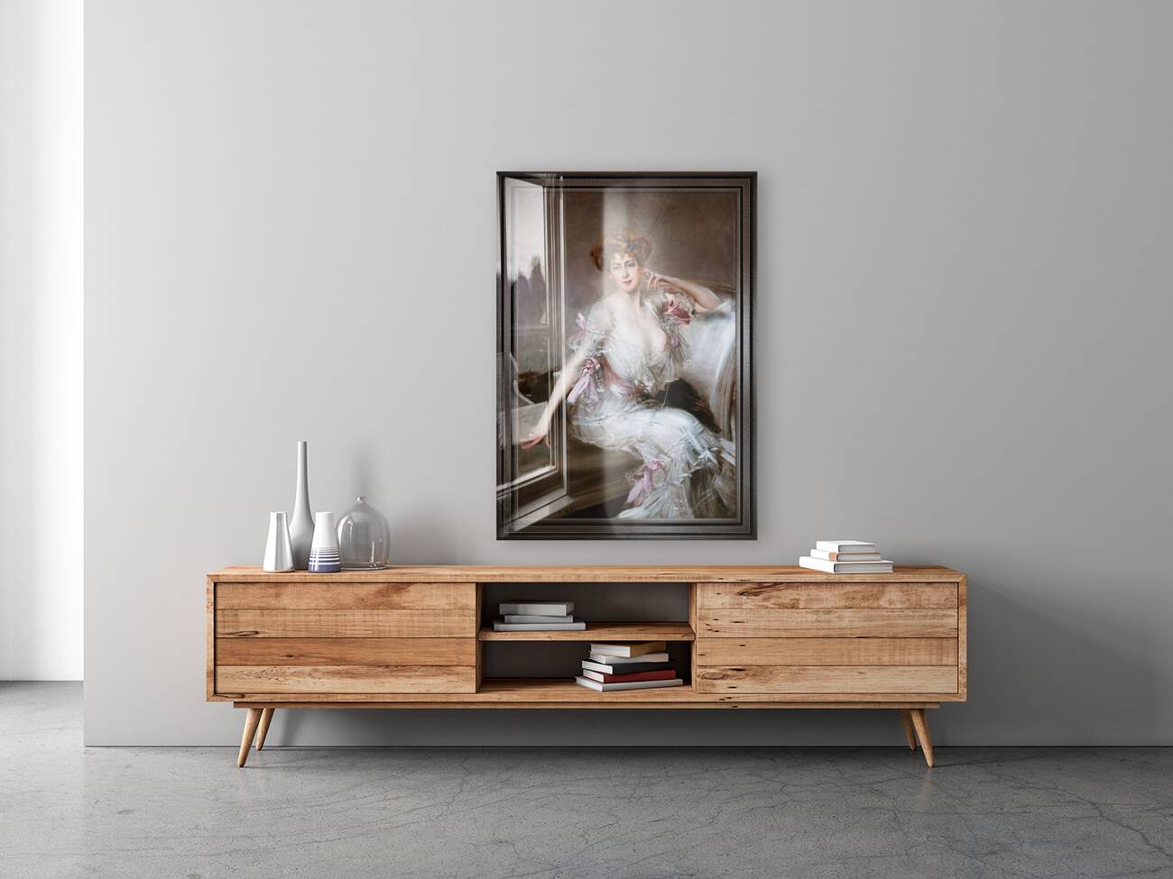 Portrait Of Anna Elizabeth Hansen by Giovanni Boldini Classical Art Old Masters Reproduction Reproduction