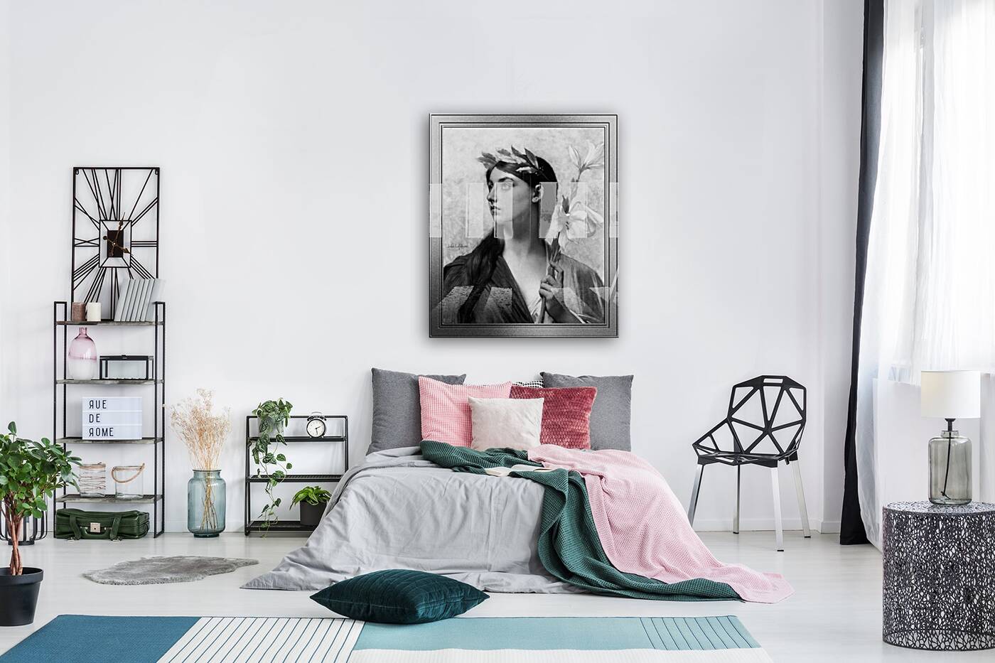 An Allegory of Victory by Jules Joseph Lefebvre Black and White Xzendor7 Old Masters Art Reproductions Reproduction