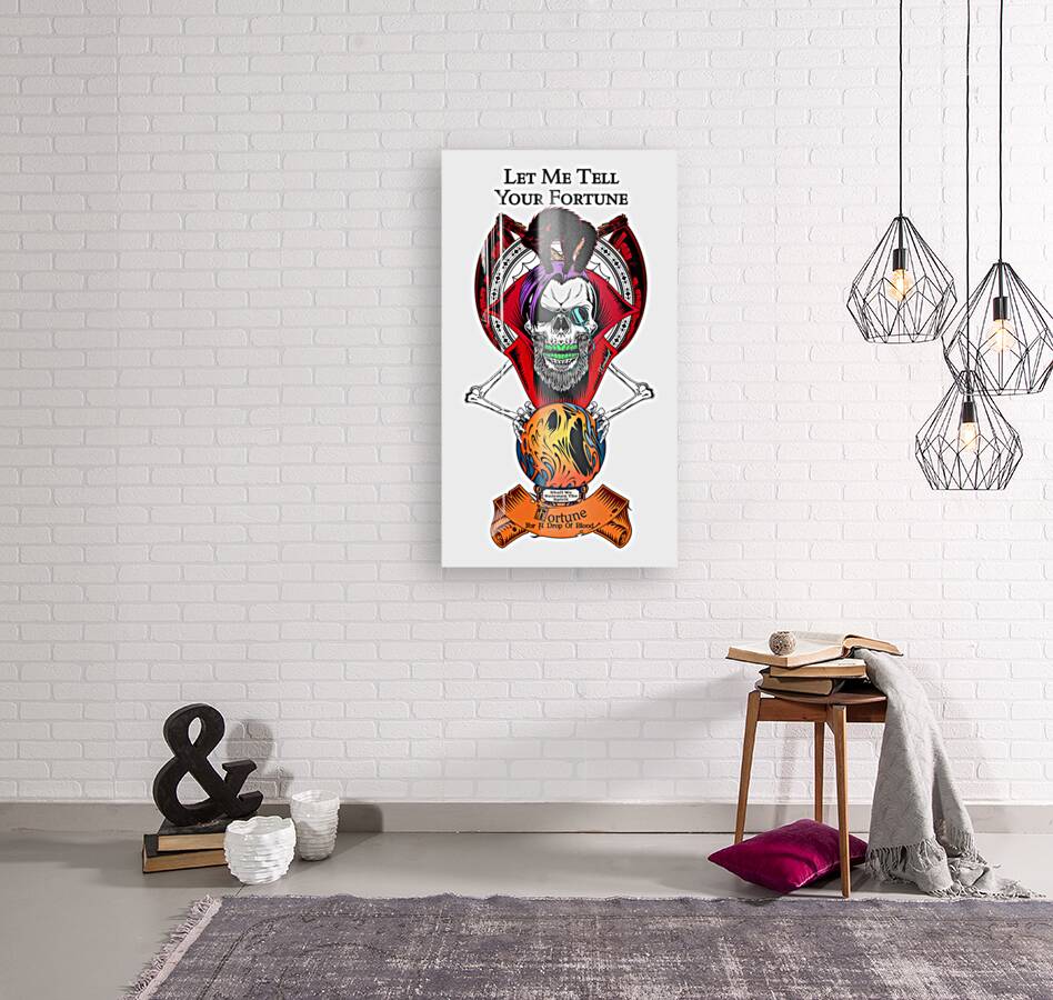 The Fortune Teller On A White Background Digital Art by Xzendor7 Reproduction