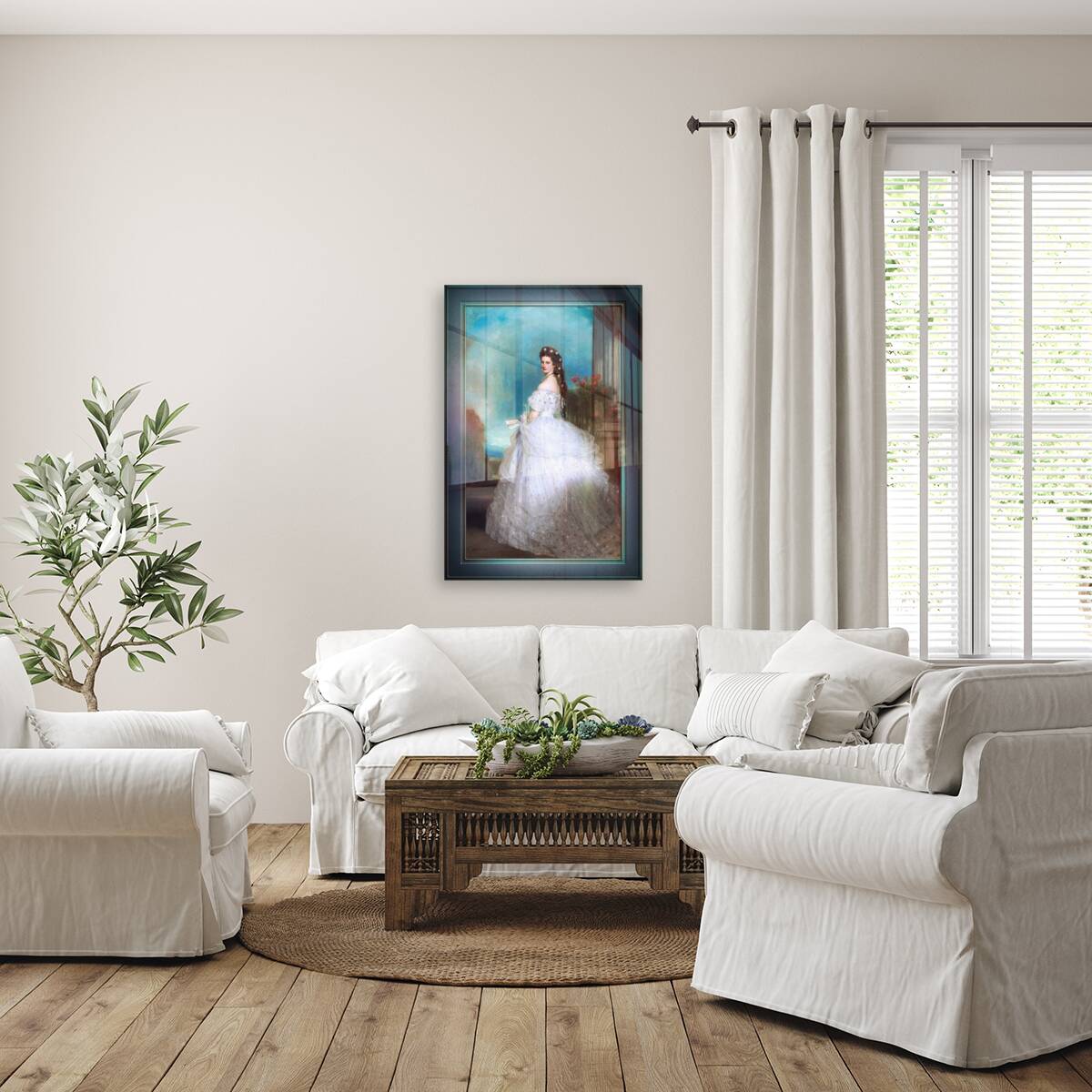 Portrait Of Empress Elisabeth of Austria by Franz Xaver Winterhalter Remastered Xzendor7 Classical Fine Art Old Masters Reproductions Reproduction