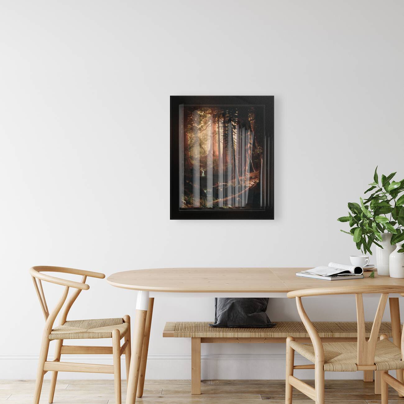 Giant Redwood Trees of California by Albert Bierstadt Remastered Xzendor7 Classical Fine Art Old Masters Reproductions Reproduction