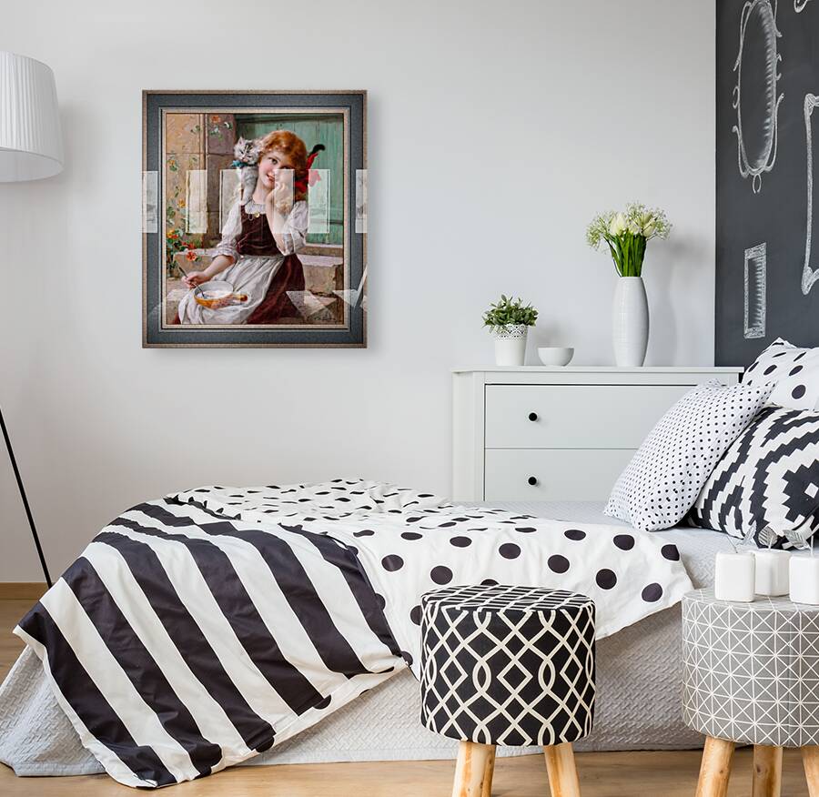 Best Friends by Emile Vernon Vintage Art Xzendor7 Old Masters Reproductions Reproduction