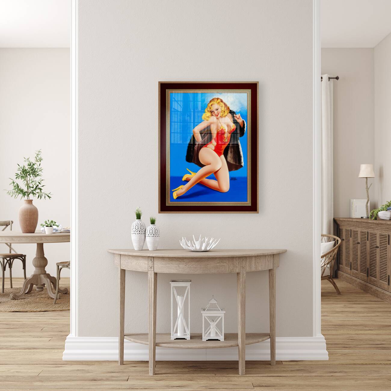 The Feel Of Mink by Peter Driben Remastered Xzendor7 Vintage Art