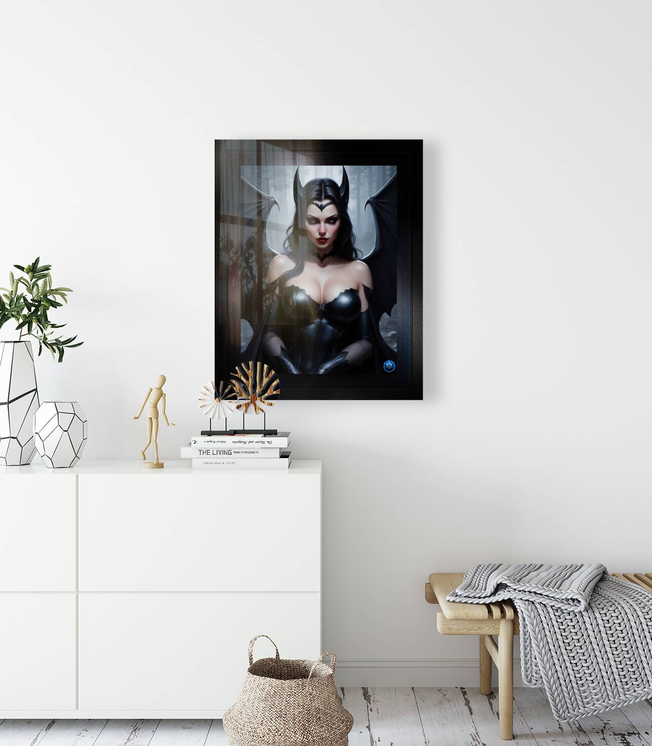 The Vampire Queen In The Black Forest Mesmerizing AI Concept Art