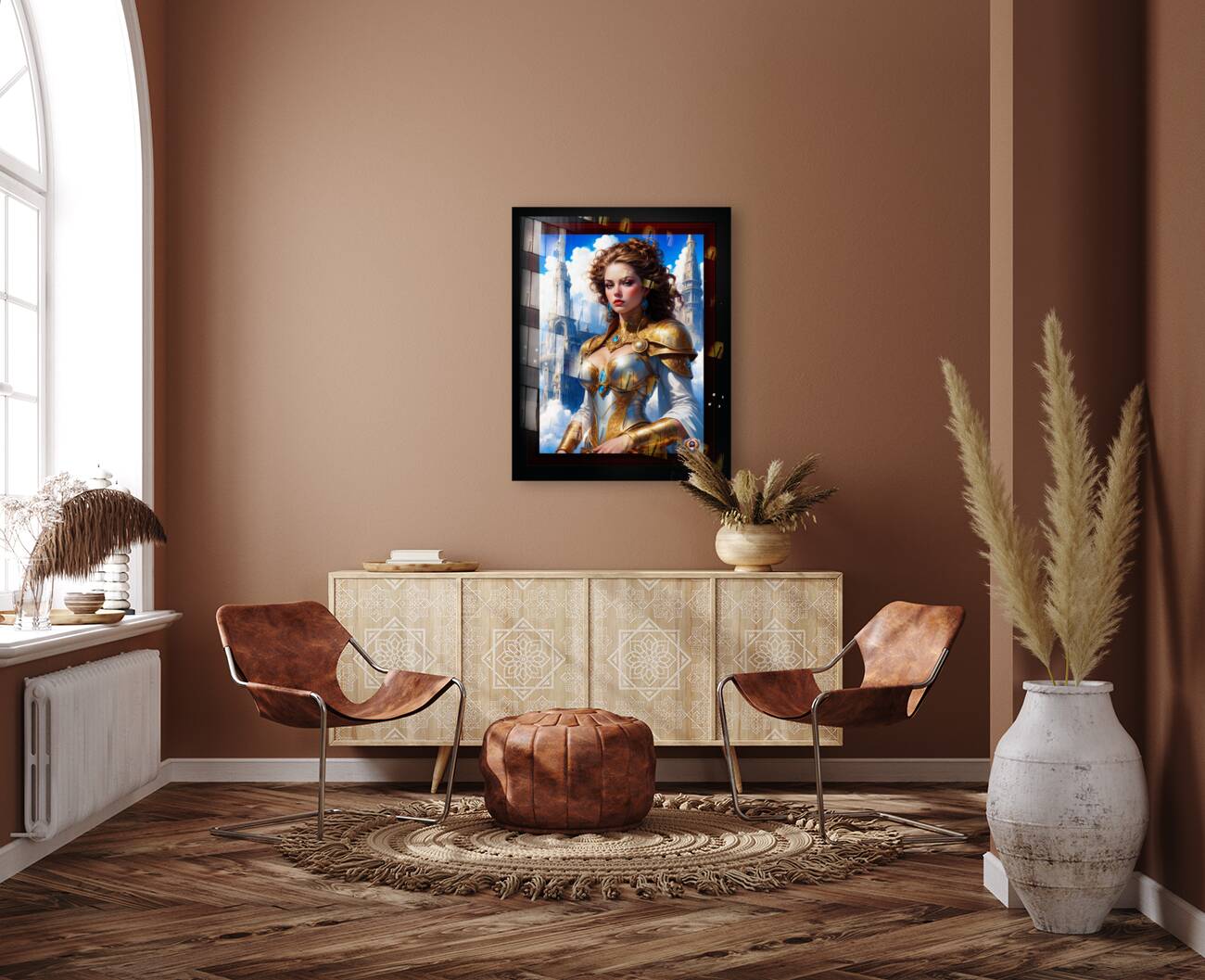 Portrait Of Usella Captivating AI Concept Art by Xzendor7 Reproduction