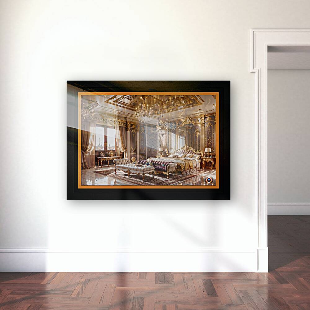 A Luxury Suite At The Arzriden Alluring AI Concept Art by Xzendor7 Reproduction