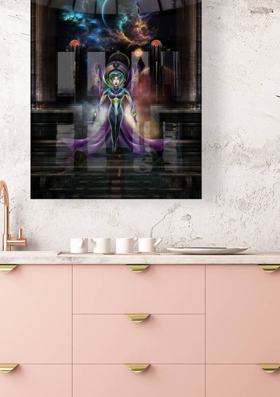 The Elegance Of Trilia Fractal Portrait NSE by xzendor7
