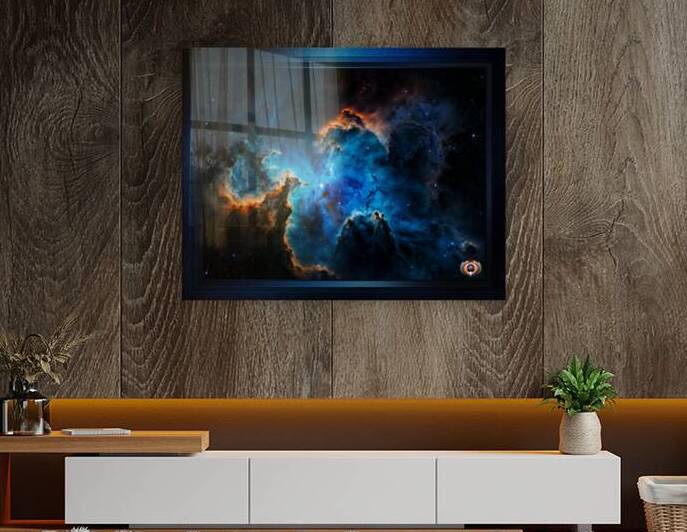 Blue Nebula Clouds Astonishing AI Concept Space Art by Xzendor7 by xzendor7