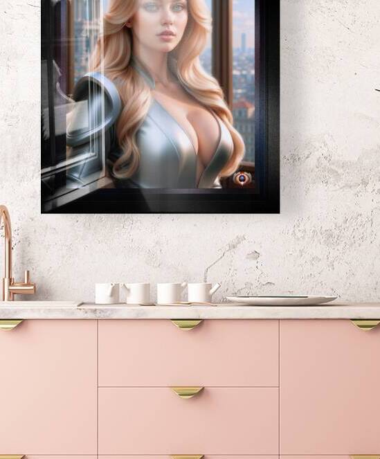 Portrait Of Sandiya Ovus Alluring AI Concept Portrait Art by Xzendor7 by xzendor7