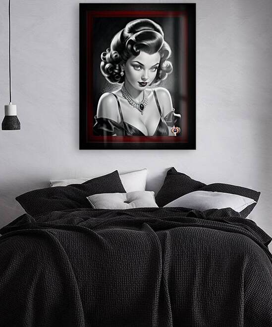 You Will Not Regret Coming With Me Captivating AI Concept Art Femme Fatale Portrait by Xzendor7 by xzendor7