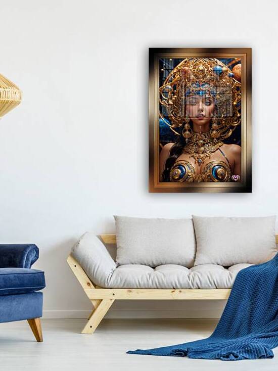 She The Bringer Of Worlds Mesmerizing AI Concept Art Portrait by Xzendor7 by xzendor7