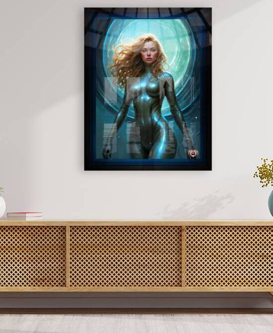 Caught In The Dream Void Mesmerizing Portrait AI Concept Art by Xzendor7 by xzendor7