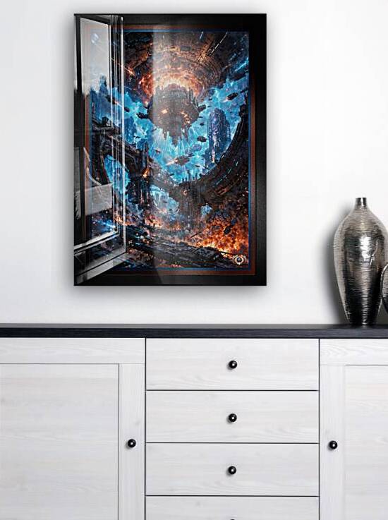 Epic Sci-Fi Abstract Battle Scene Of A Futuristic City Under Siege Stunning AI Concept Art by Xzendor7 by xzendor7