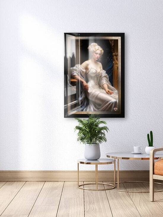 An Elegant Victorian Lady In A White Silk Dress Stunning AI Concept Art by Xzendor7 by xzendor7