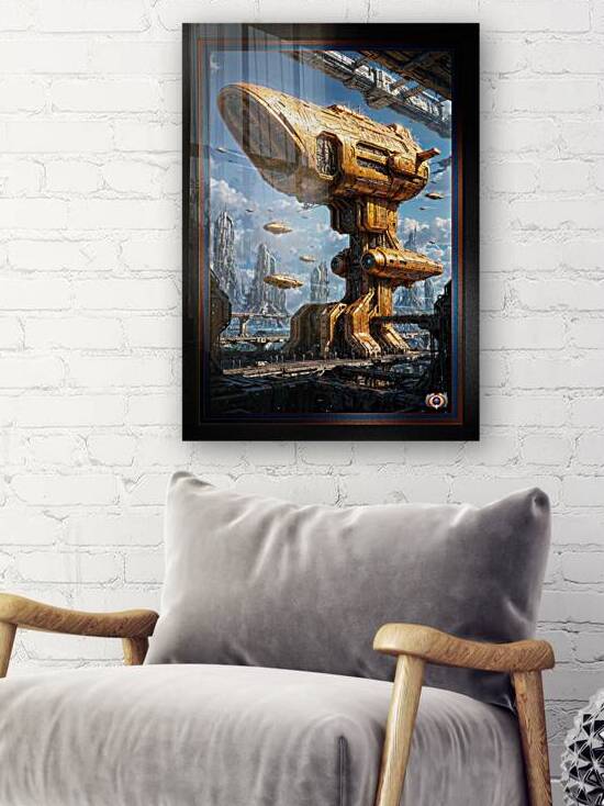 Trekitor Architectural Command and Control Center Amazing AI Concept Art by Xzendor7 by xzendor7