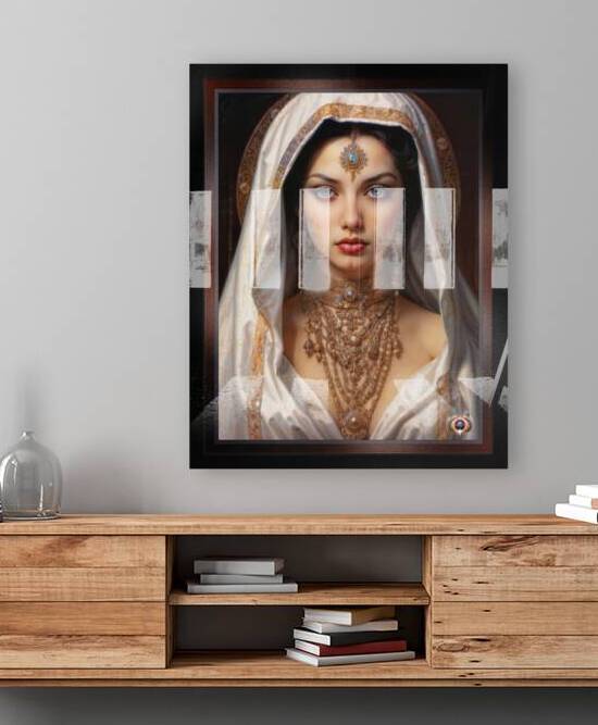 Mesmerizing Portrait Of Ansara Of Galaleon In Regal Attire AI Concept Art by Xzendor7 by xzendor7