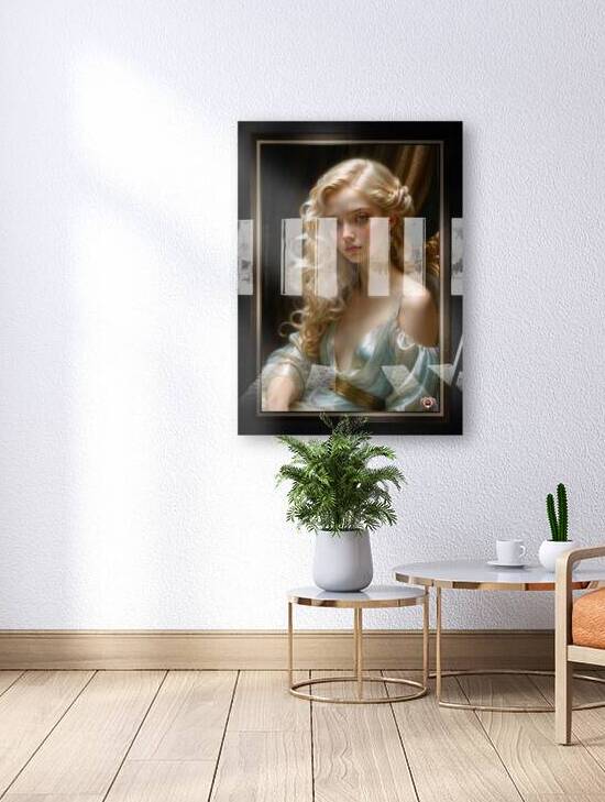 Her Graceful Beauty AI Concept Art Alluring Portrait by Xzendor7 by xzendor7