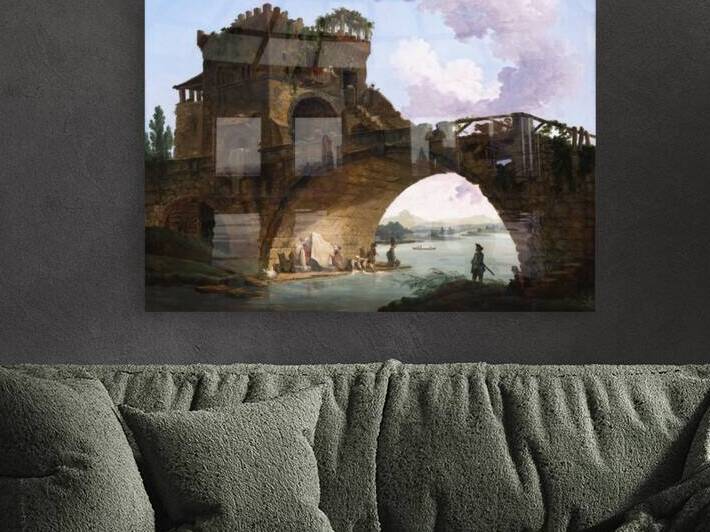 The Ponte Salario by Hubert Robert by xzendor7