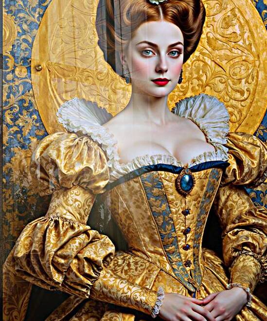 An Elegant Portrait Of The Grand Duchess Anastasia Alexanovina Mesmerizing AI Concept Art by Xzendor7 by xzendor7