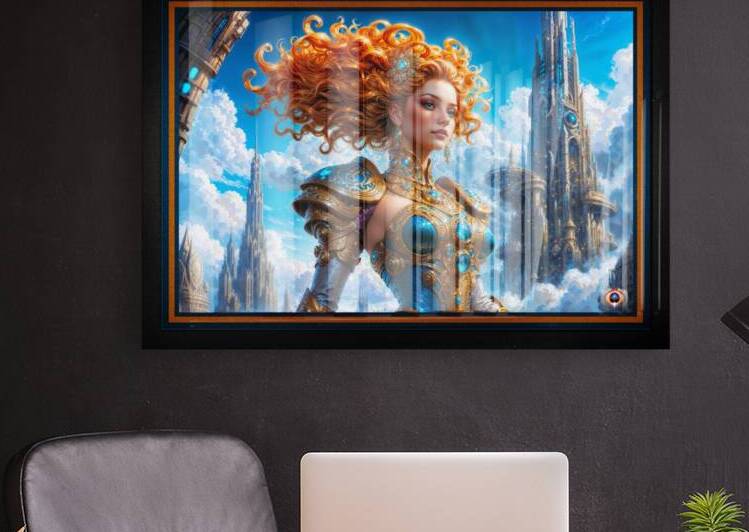 An Aristocratic Young Woman Of The Majestic Sky City Palladian Stunning AI Concept Art by Xzendor7 by xzendor7