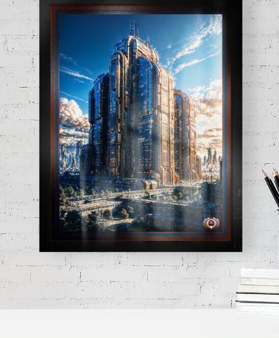 Visionary Urban Landscape Of A Futuristic Copper Metropolis Awe-inspiring AI Concept Art by Xzendor7 by xzendor7