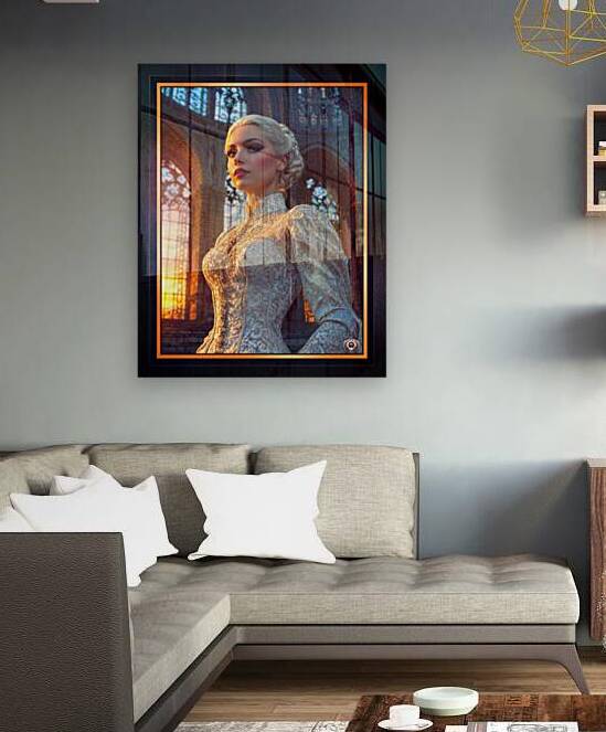 Regal Portrait Of Princess Marianna Theadorous In A Gothic Cathedral Mesmerizing AI Concept Art by Xzendor7 by xzendor7