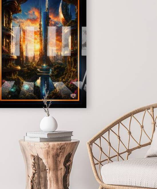 The Glopcian Tower In The Futuristic Eco Cityscape Of Plavin Amazing AI Concept Art by Xzendor7 by xzendor7