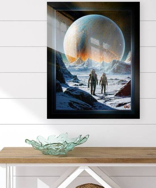 An Epic Discovery On The Dedelson Ice Planet Captivating AI Concept Art by Xzendor7 by xzendor7