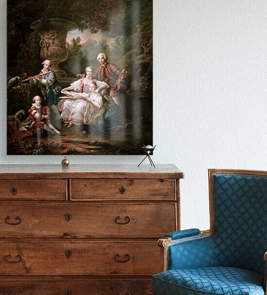Le Marquis de Sourches et sa Famille by Francois-Hubert Drouais by xzendor7