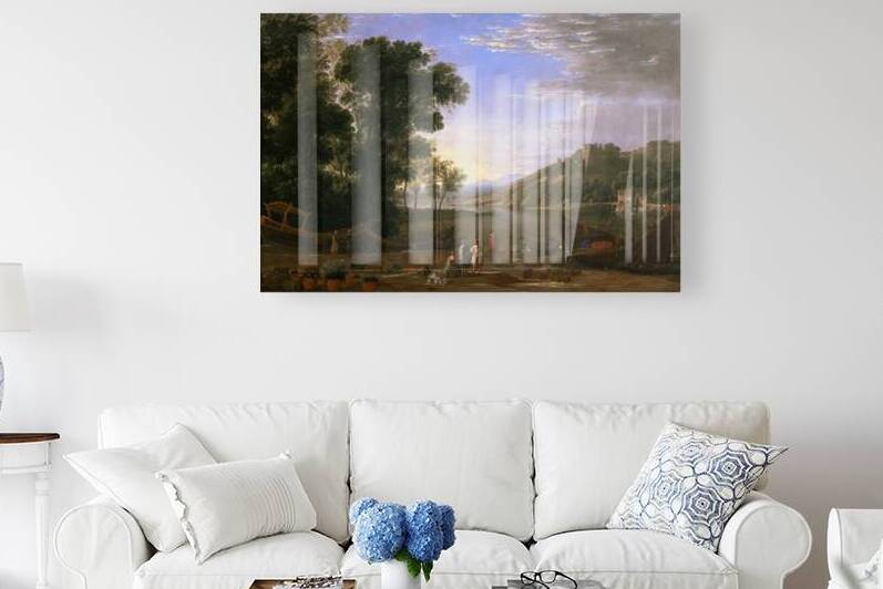 Landscape with Merchants by Claude Lorrain by xzendor7