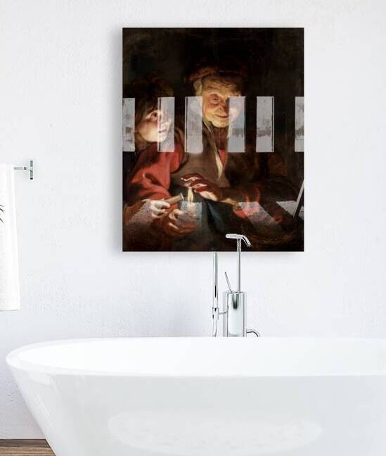 Old Woman and Boy with Candles by Peter Paul Rubens by xzendor7