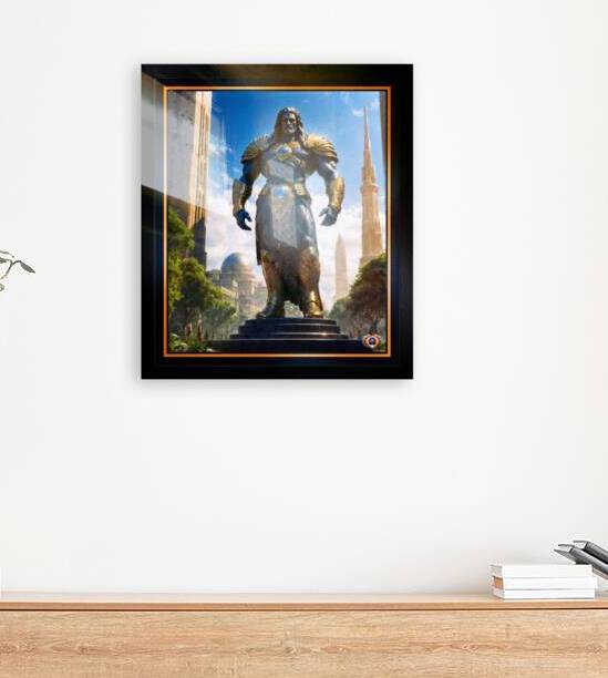 The Titan Bracellious Guardian Of The Sacred City Glorious AI Concept Art by Xzendor7 by xzendor7