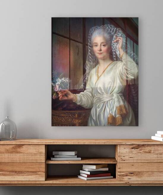 Portrait of a Young Woman as a Vestal Virgin by Francois Hubert Drouais by xzendor7
