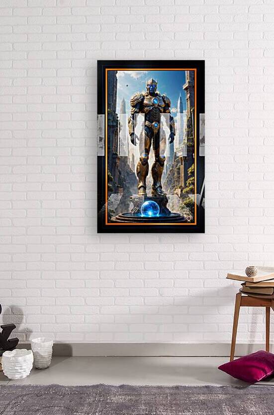 A Statue Of The Eternal Warrior Blorian Of The Pestulian Empire Awe-Inspiring AI Concept Art by Xzendor7 by xzendor7