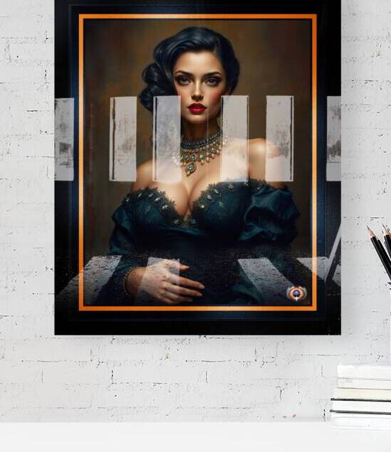 A Timeless Classic Portrait of Glamour Sophistication And Beauty Mesmerizing AI Concept Art by Xzendor7 by xzendor7