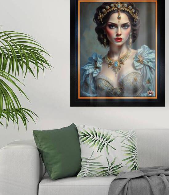 Exquisite Portrait Of Lady Seliya A Masterpiece Of Royal Elegance Captivating AI Concept Art by Xzendor7 by xzendor7