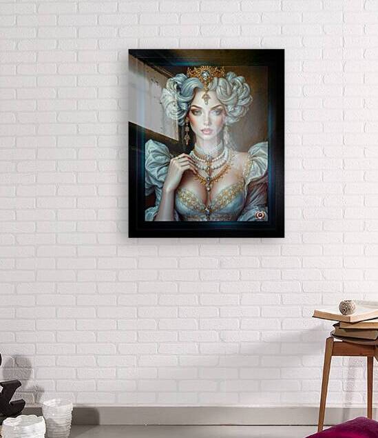 The Regal Elegance of Andrea Cici The Porcelain Skin Platinum Blonde Mesmerizing AI Concept Art by Xzendor7 by xzendor7