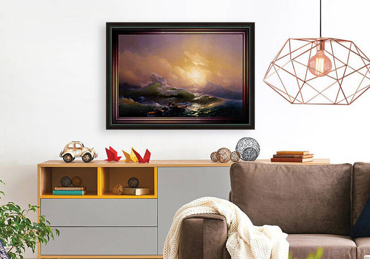 The Ninth Wave by Hovhannes Aivazovsky Remastered Xzendor7 Old Masters Reproduction by xzendor7
