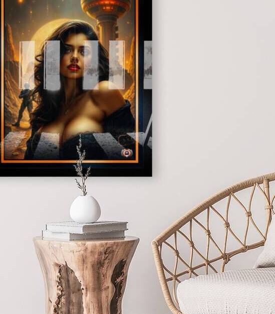 Isabella Serafina DAlembert A Portrait of Grace Beneath Celestial Skies Gorgeous AI Concept Art by Xzendor7 by xzendor7