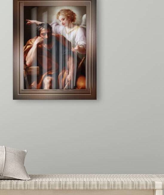 The Dream of St. Joseph by Anton Raphael Mengs Remastered Xzendor7 Classical Fine Art Old Masters Reproductions by xzendor7