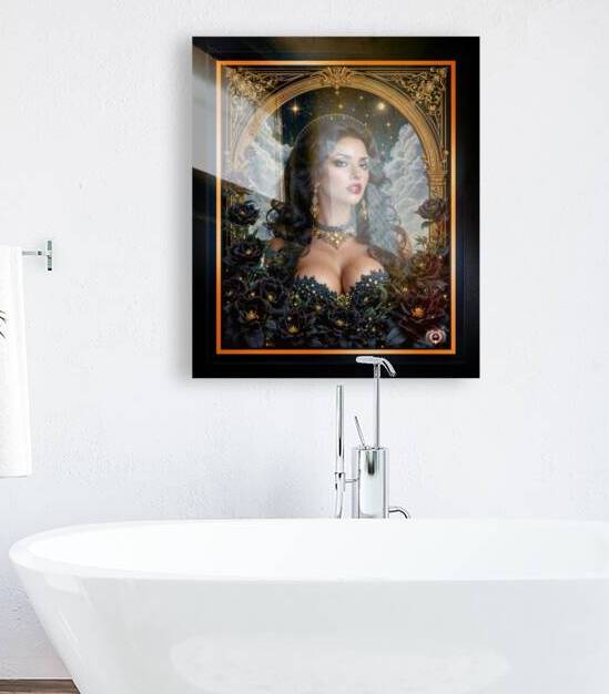 Discover Luciana Esmeraldas Timeless Cosmic Beauty And Elegance Captivating AI Concept Art by Xzendor7 by xzendor7