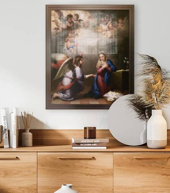 Annunciation of the Blessed Virgin Mary by Bartolome Esteban Murillo by xzendor7