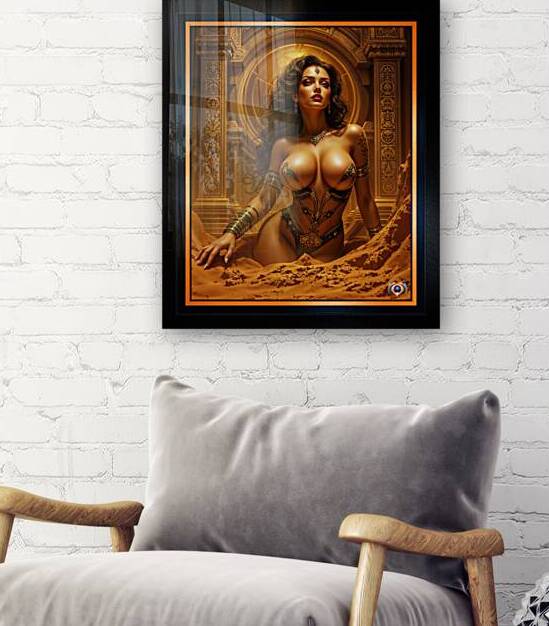 Ysabelle Isidora du Soleil A Radiant Beauty Rising from the Sands of Time Mesmerizing AI Concept Art by Xzendor7 by xzendor7