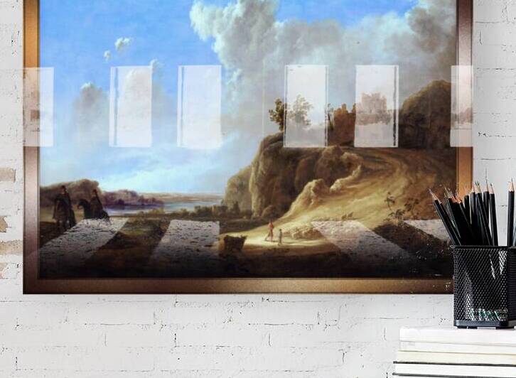 Mountainous Landscape With The Ruins Of A Castle by Aelbert Cuyp by xzendor7
