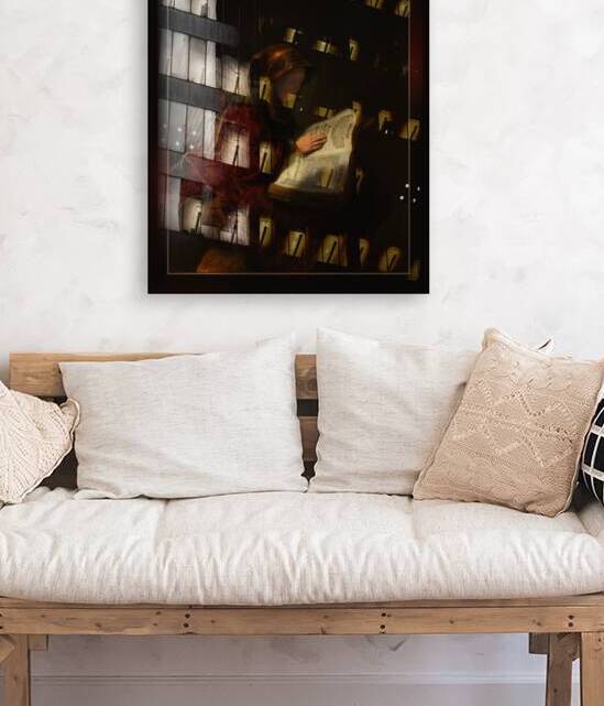 An Old Woman Reading by Rembrandt van Rijn by xzendor7