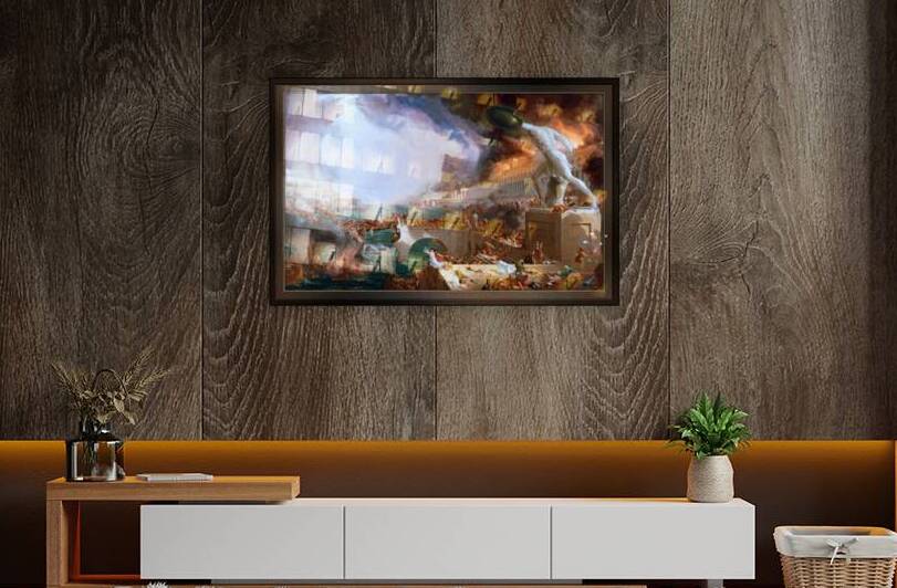 Destruction from The Course of Empire by Thomas Cole by xzendor7