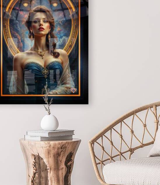 Valerine dAuvergne A Stunning Fusion of Elegance And Cosmic Beauty Stunning AI Concept Art by Xzendor7 by xzendor7