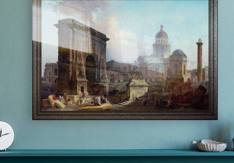 The Monuments of Paris by Hubert Robert by xzendor7